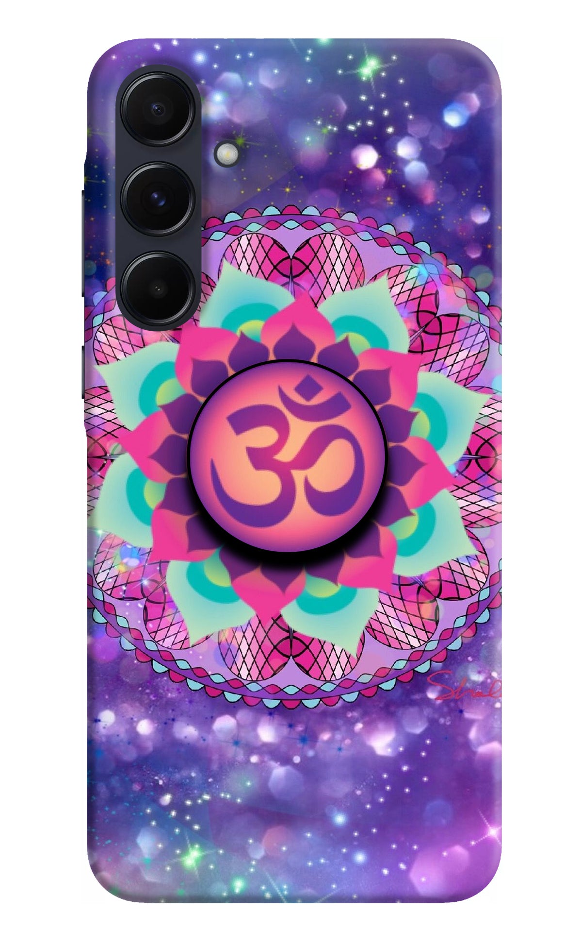 Om Purple Samsung A55 5G Pop Case