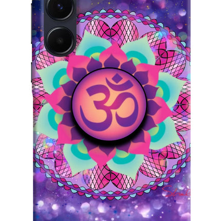 Om Purple Samsung A55 5G Pop Case by Casekaro