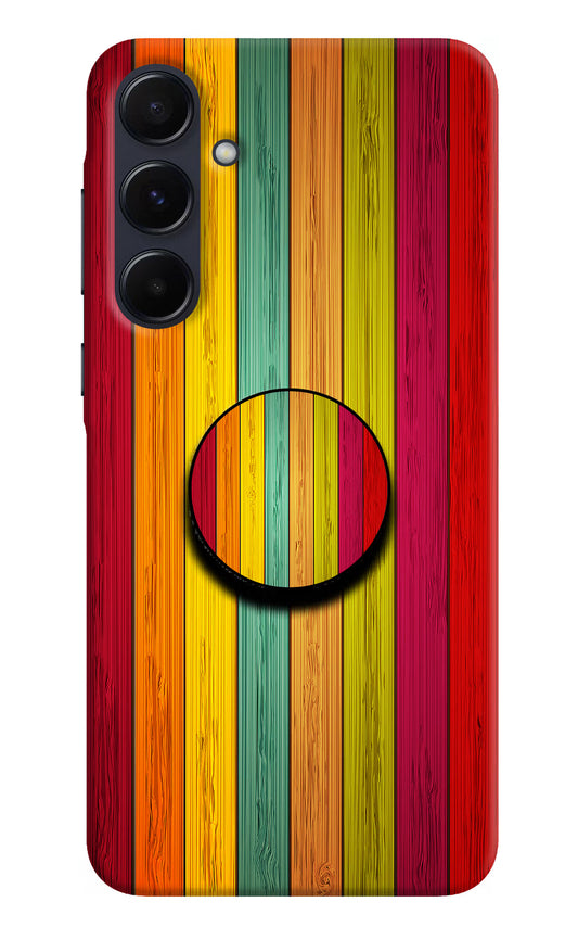 Multicolor Wooden Samsung A55 5G Pop Case by Casekaro