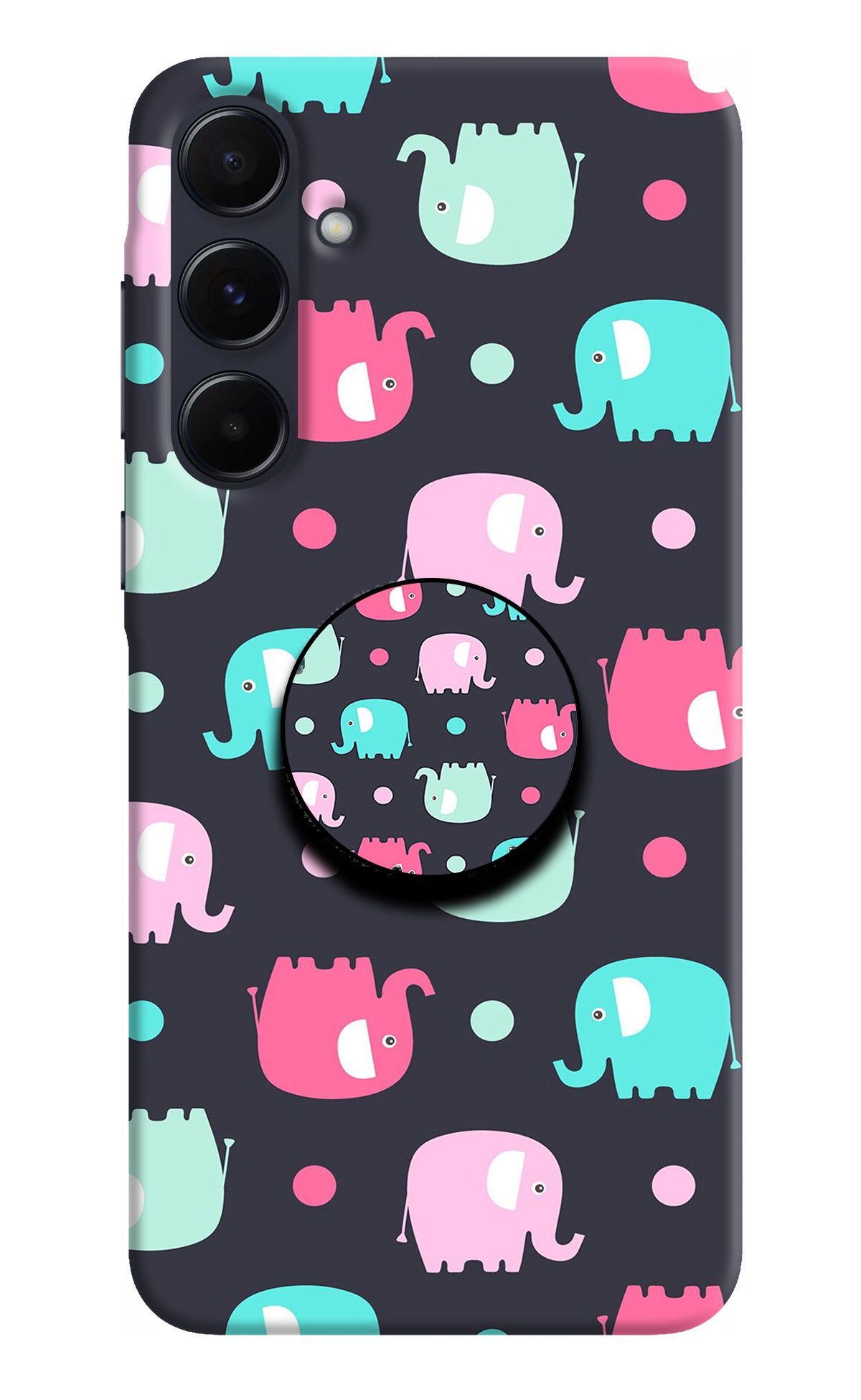 Baby Elephants Samsung A55 5G Pop Case