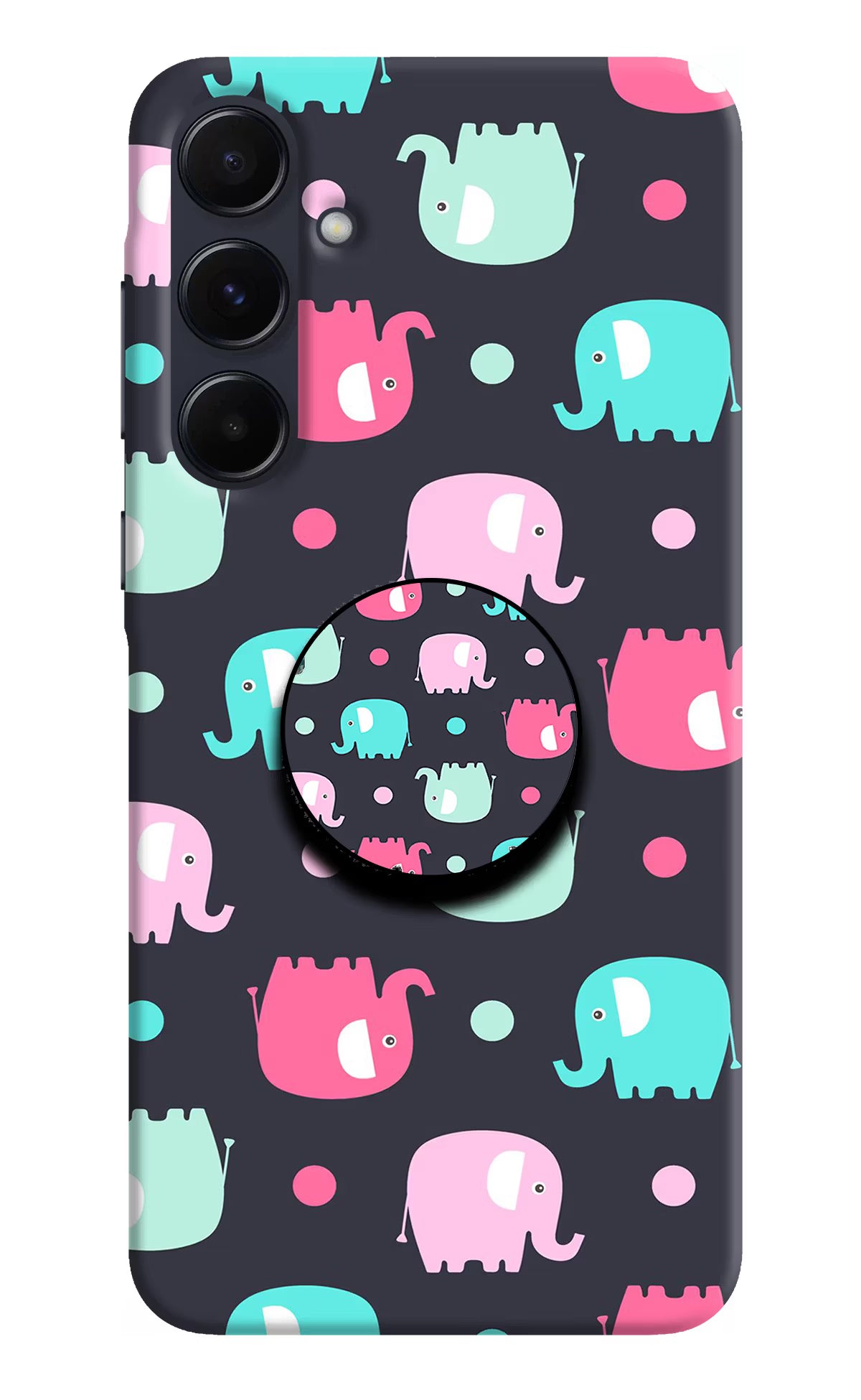 Baby Elephants Samsung A55 5G Pop Case by Casekaro