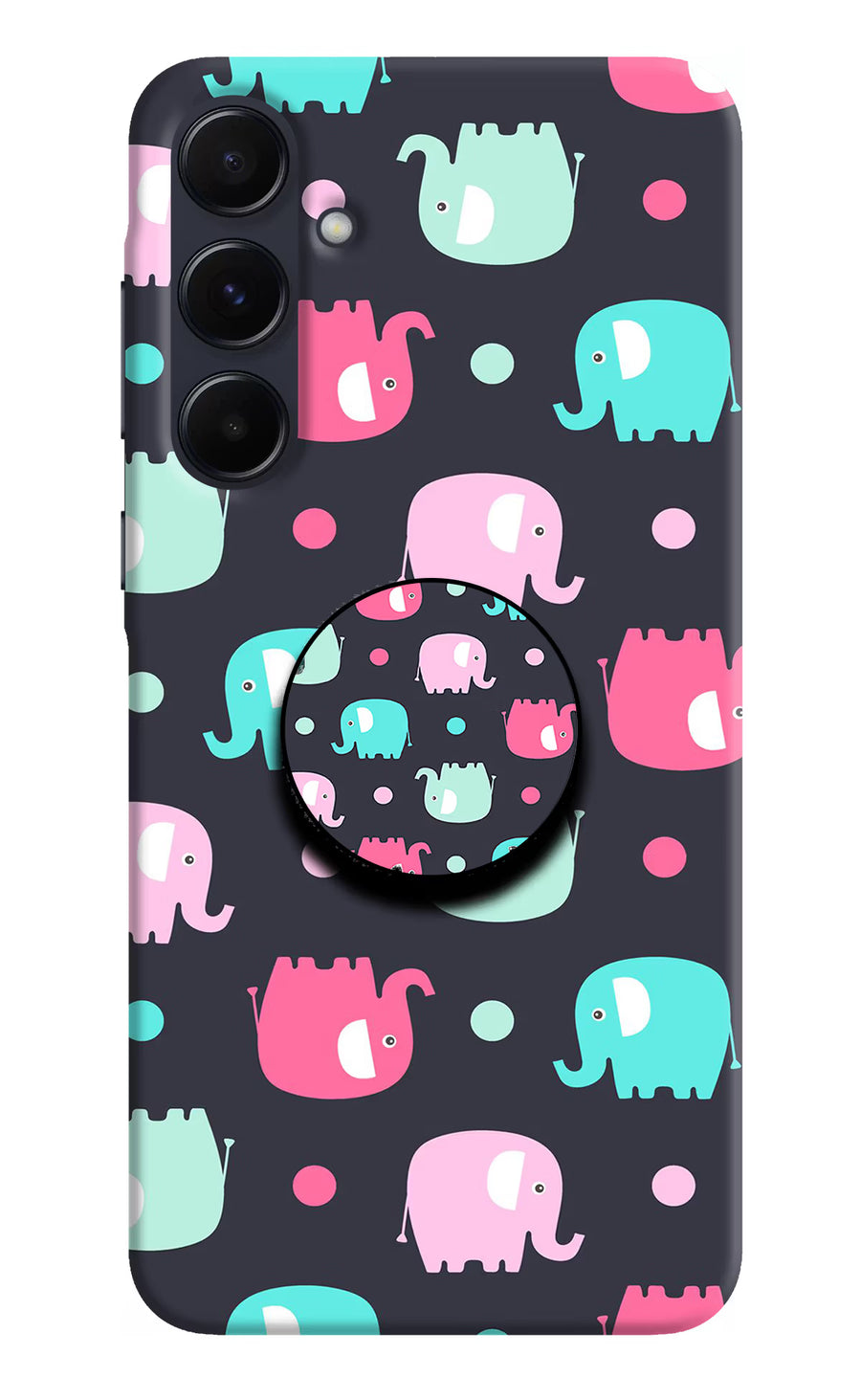 Baby Elephants Samsung A55 5G Pop Case, Hard case
