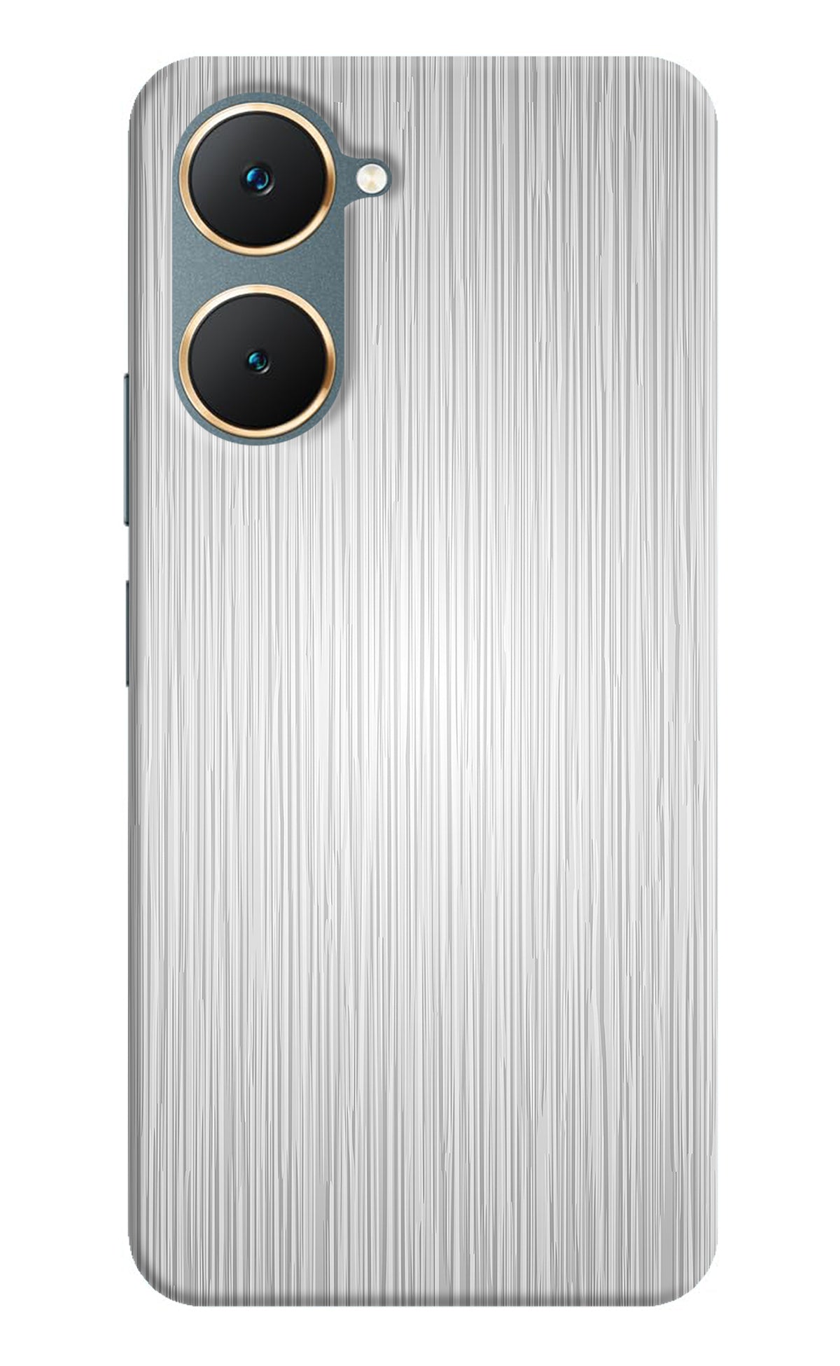 Wooden Grey Texture Vivo Y18/Y18e Back Cover