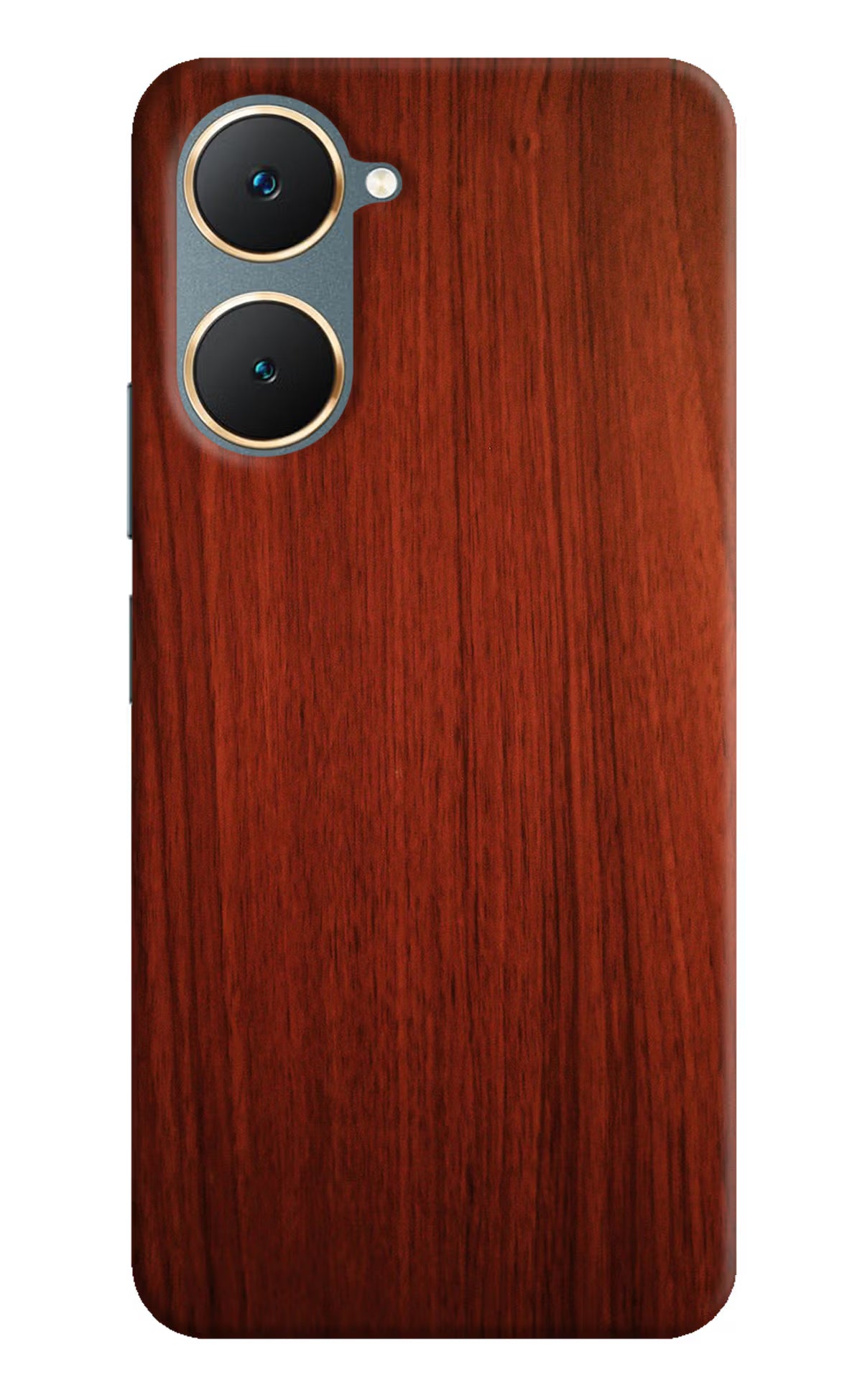 Wooden Plain Pattern Vivo Y18/Y18e Hard Case Back Cover by Casekaro