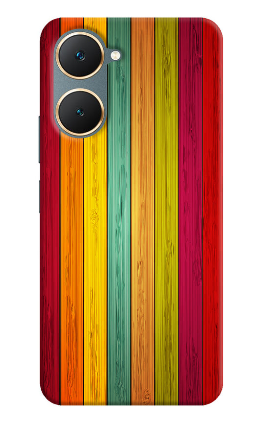 Multicolor Wooden Vivo Y18/Y18e Back Cover