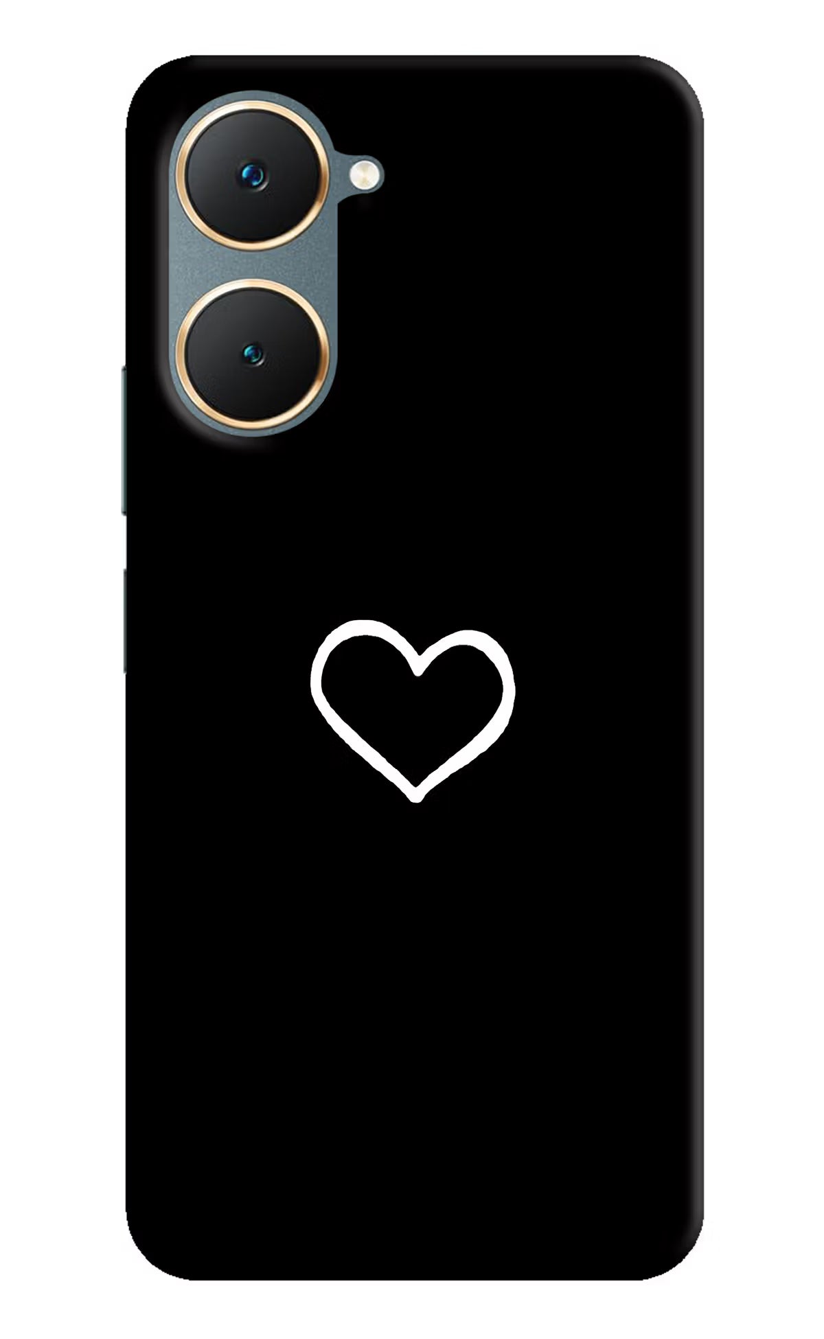 Heart Vivo Y18/Y18e Hard Case Back Cover by Casekaro