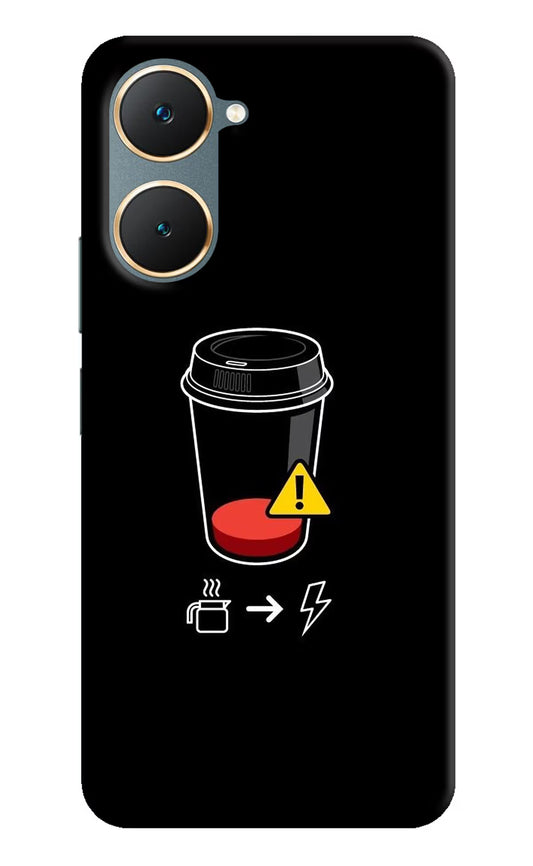 Coffee Vivo Y18/Y18e Hard Case Back Cover by Casekaro