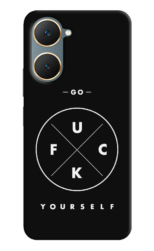 Go Fuck Yourself Vivo Y18/Y18e Hard Case Back Cover by Casekaro