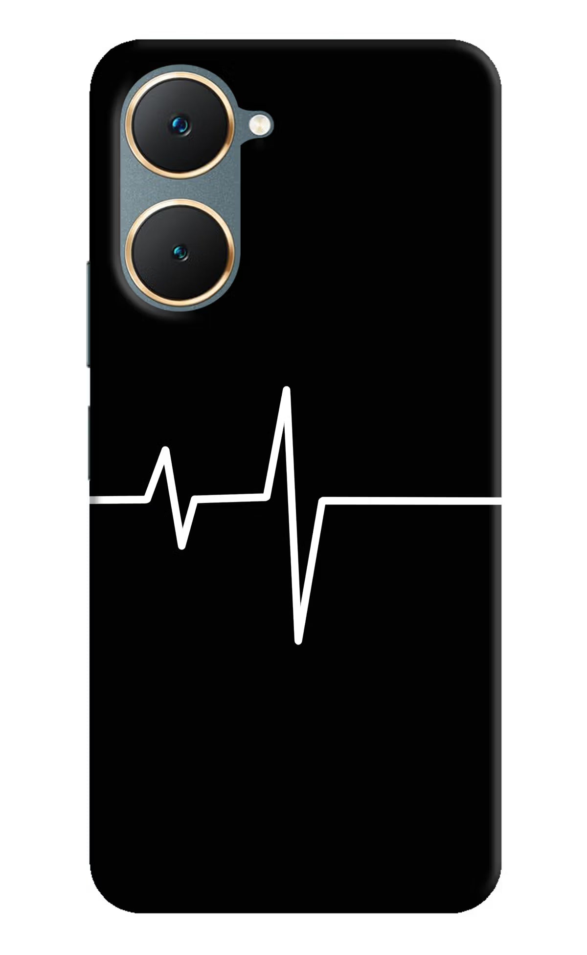 Heart Beats Vivo Y18/Y18e Hard Case Back Cover by Casekaro
