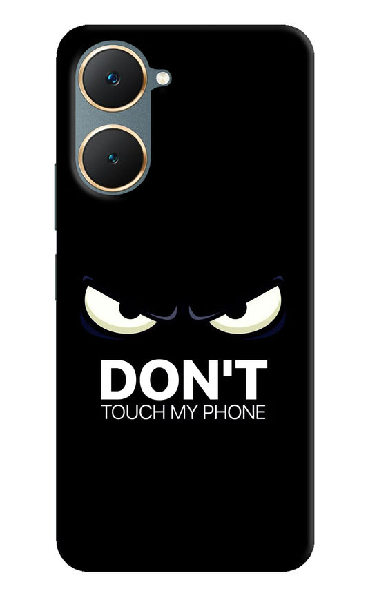 Don'T Touch My Phone Vivo Y18/Y18e Hard Case Back Cover by Casekaro