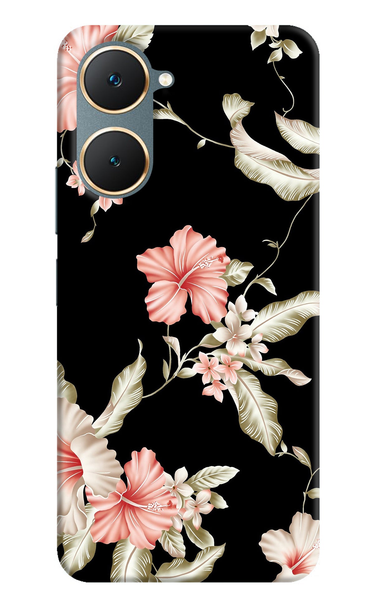 Flowers Vivo Y18/Y18e Back Cover