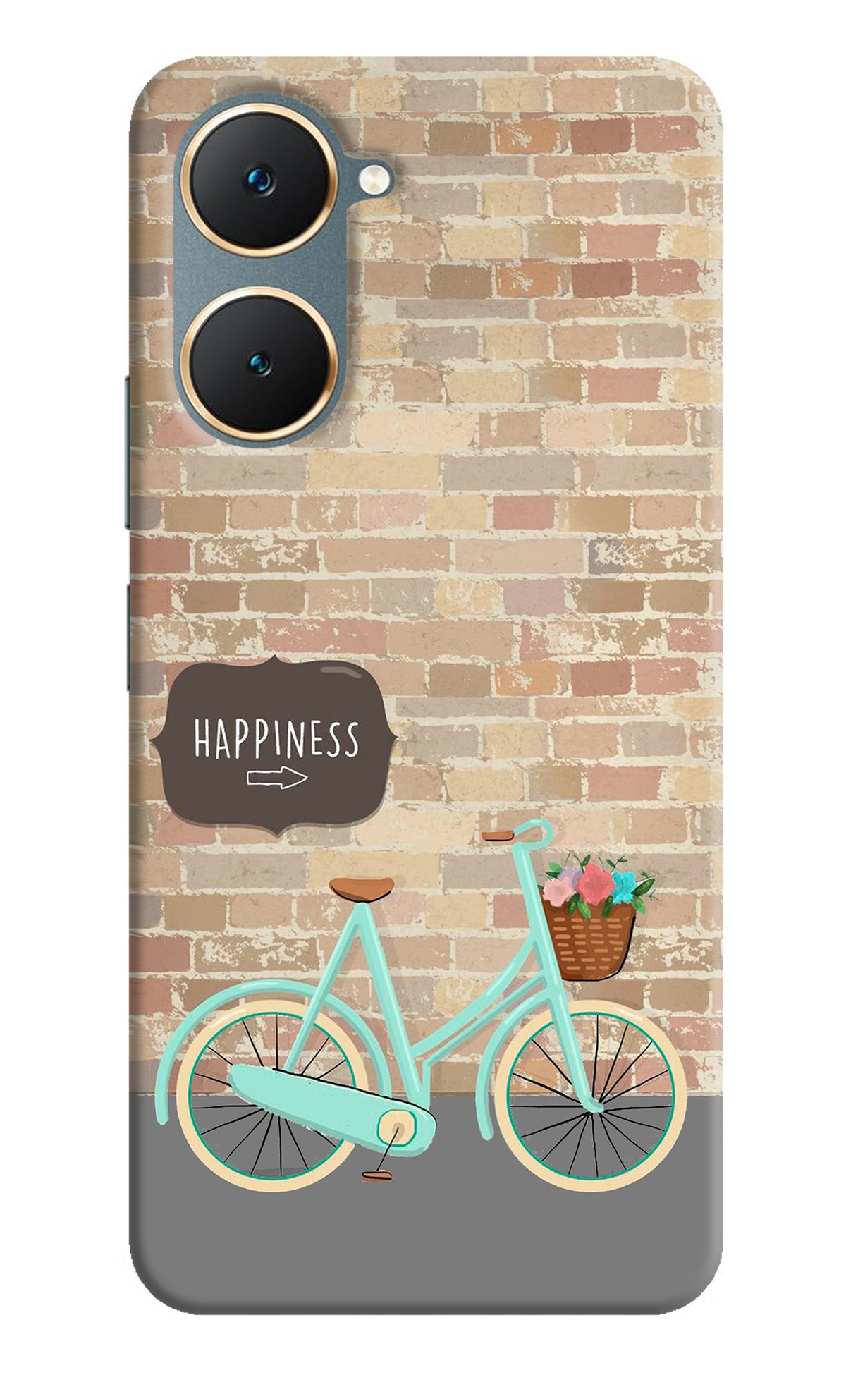 Happiness Artwork Vivo Y18/Y18e Back Cover