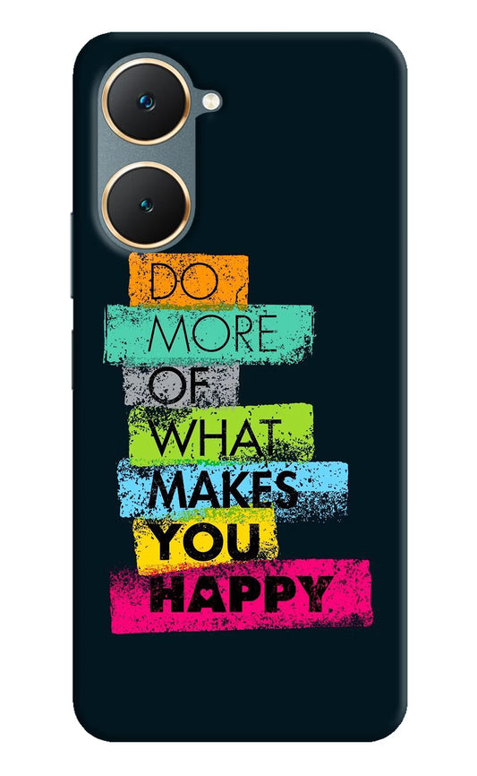 Do More Of What Makes You Happy Vivo Y18/Y18e Hard Case Back Cover by Casekaro
