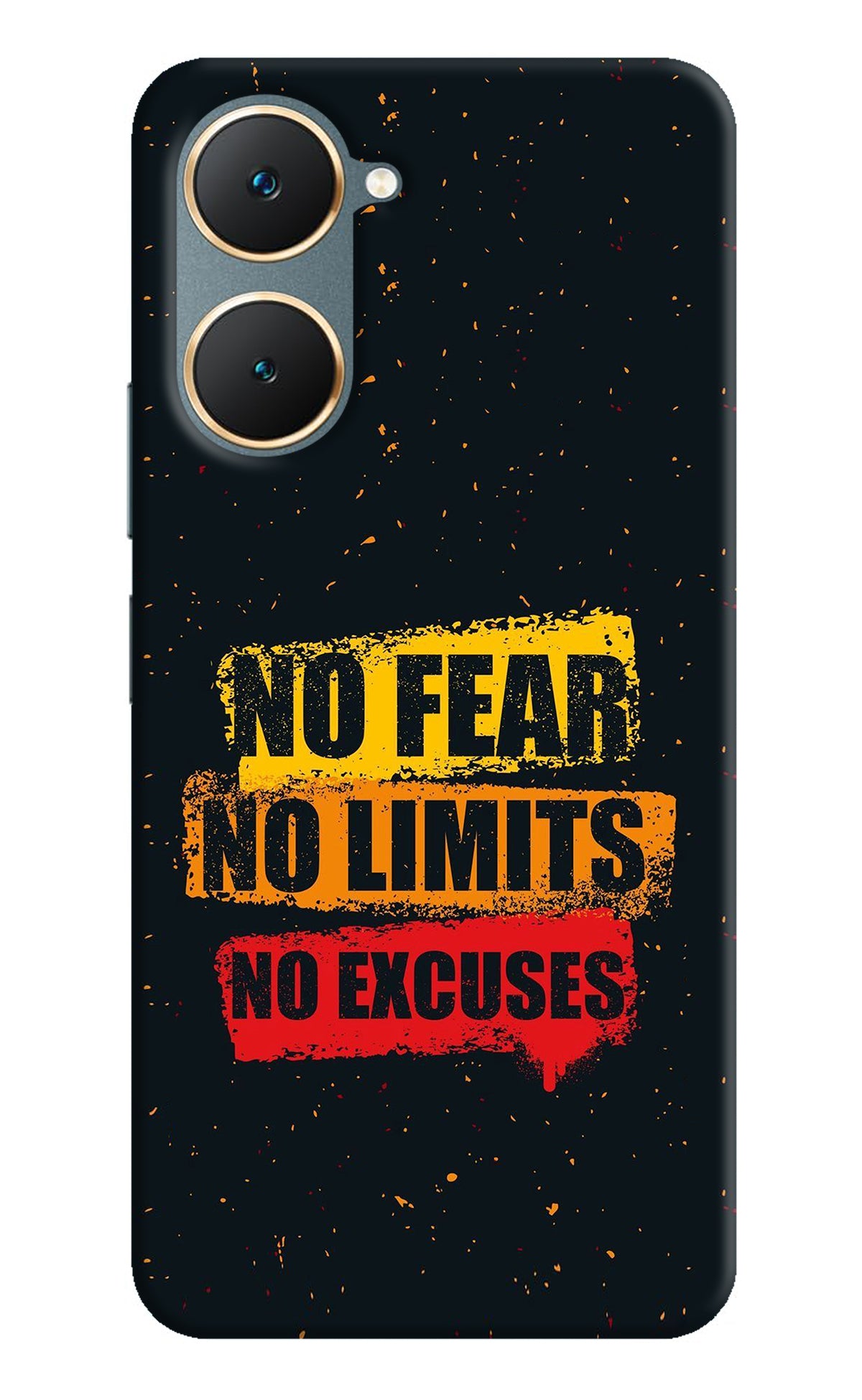 No Fear No Limits No Excuse Vivo Y18/Y18e Back Cover