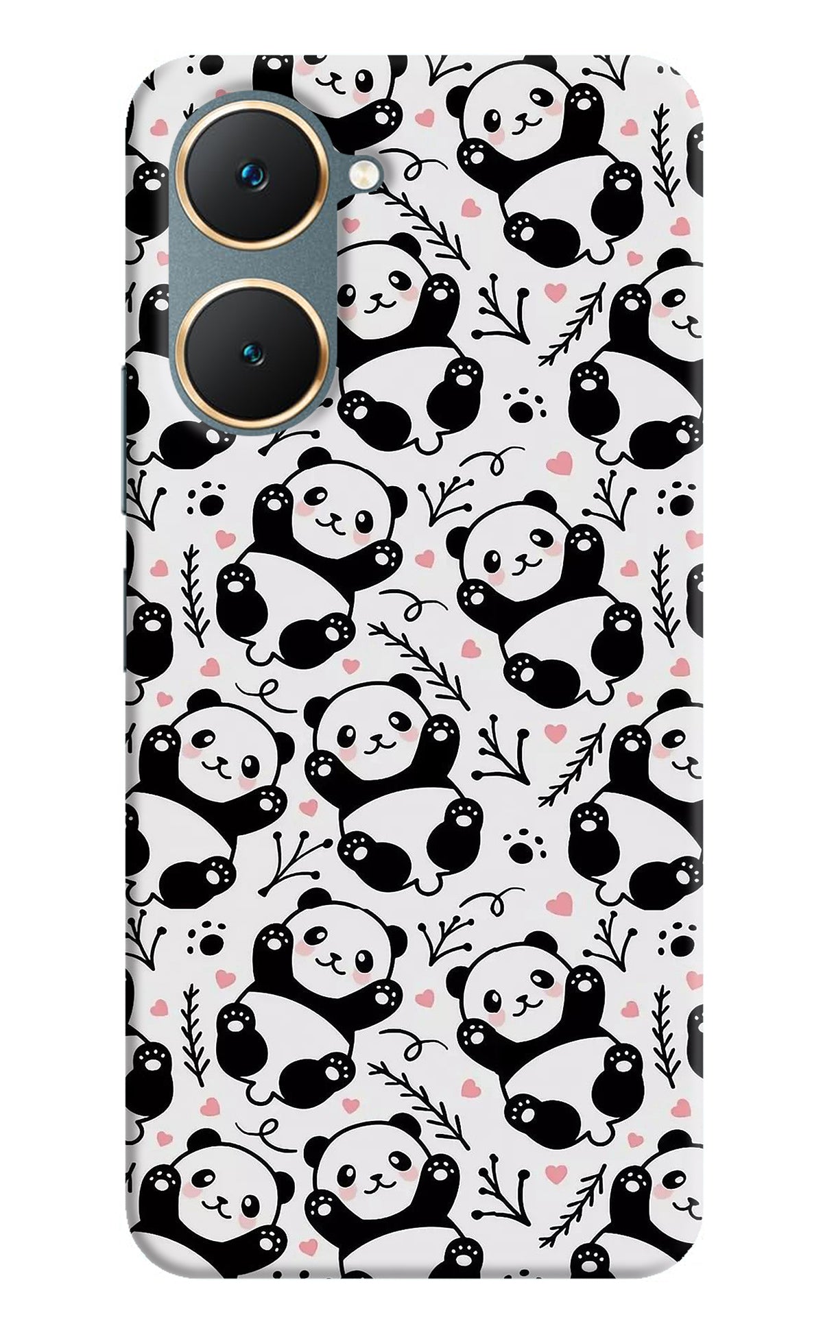 Cute Panda Vivo Y18/Y18e Back Cover