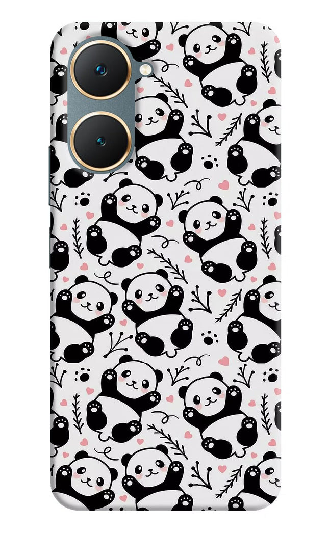 Cute Panda Vivo Y18/Y18e Hard Case Back Cover by Casekaro