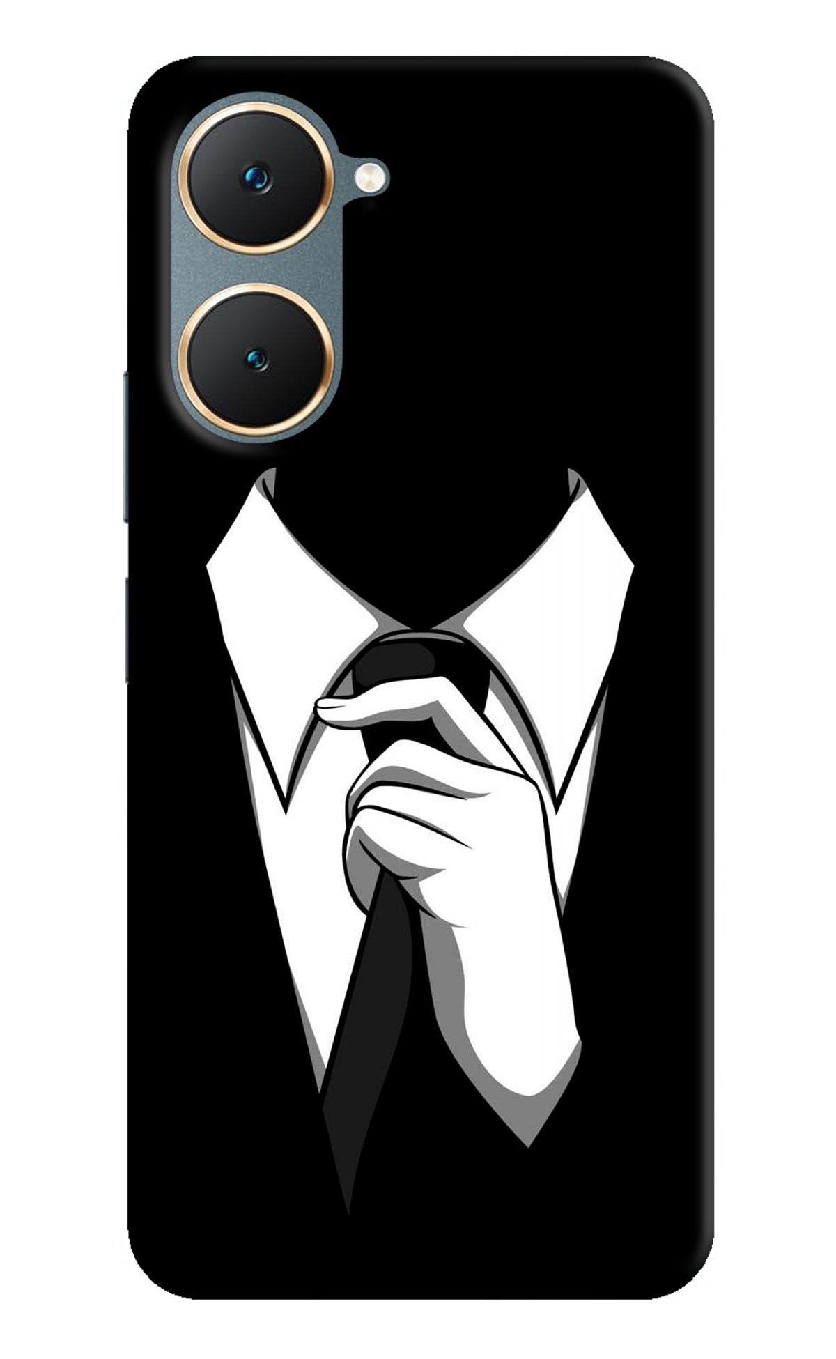 Black Tie Vivo Y18/Y18e Back Cover