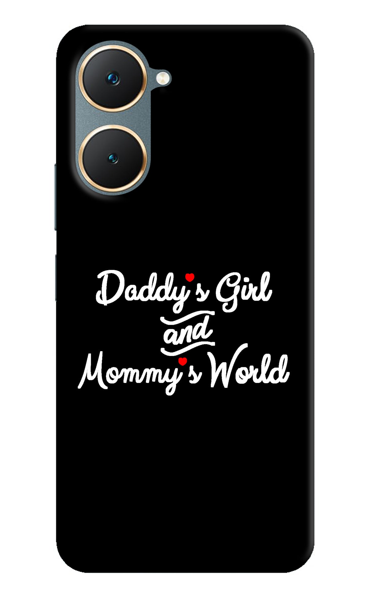 Daddy's Girl and Mommy's World Vivo Y18/Y18e Back Cover