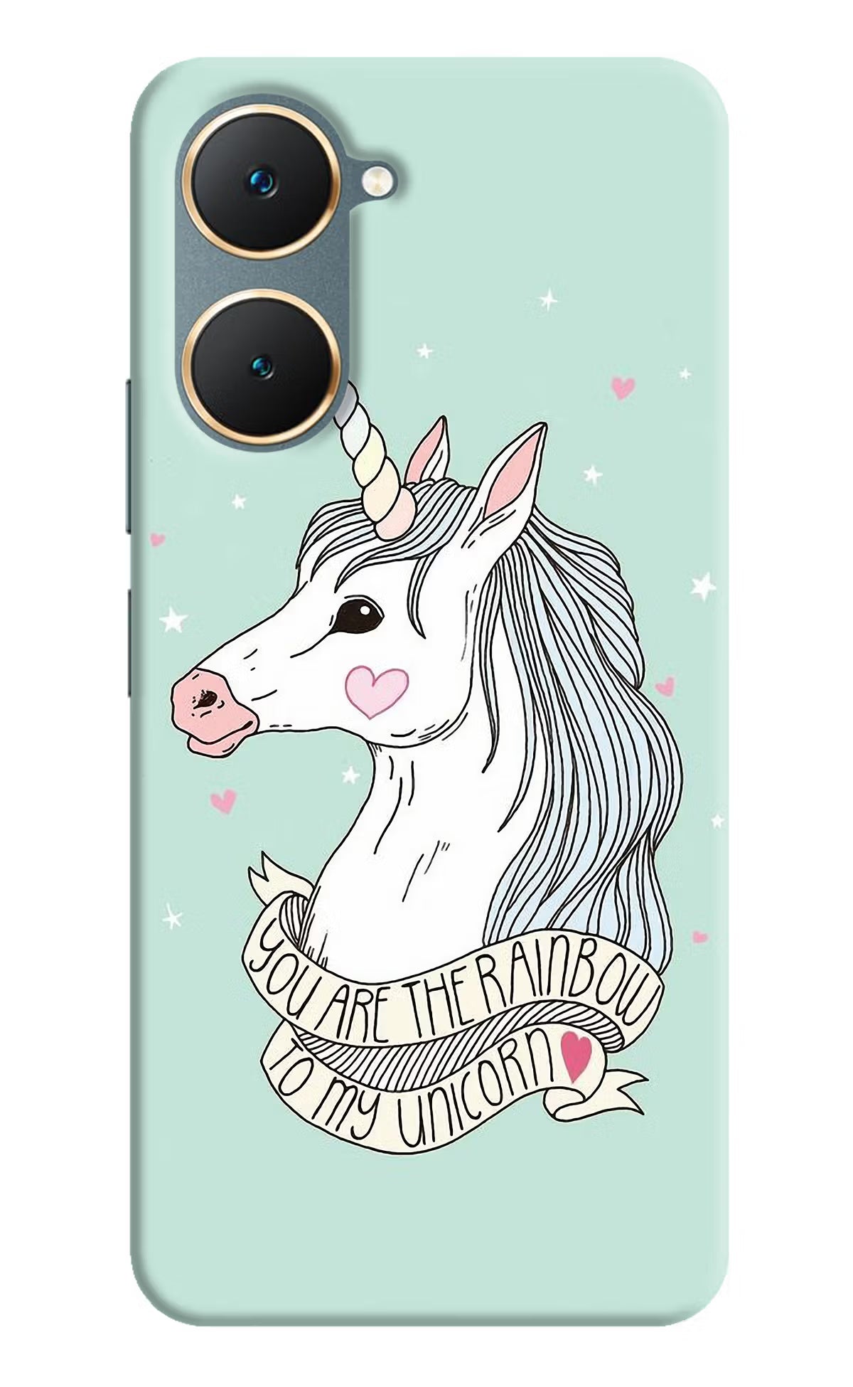 Unicorn Wallpaper Vivo Y18/Y18e Hard Case Back Cover by Casekaro