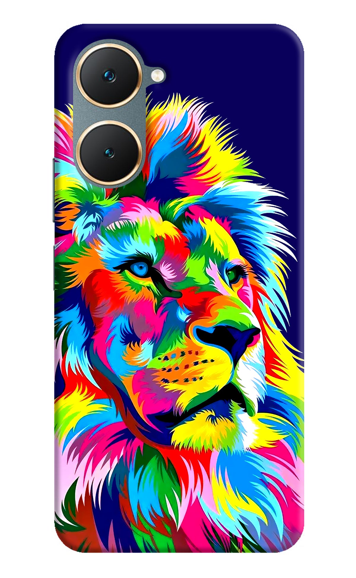 Vector Art Lion Vivo Y18/Y18e Back Cover