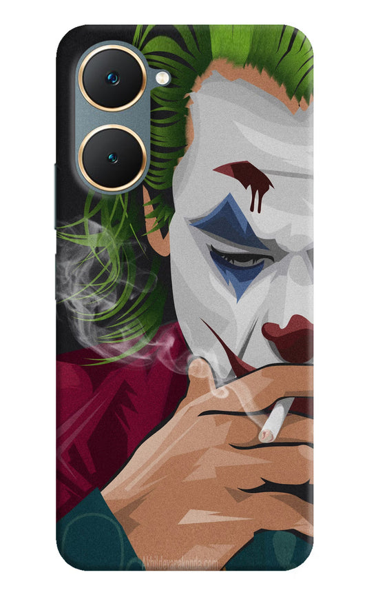 Joker Smoking Vivo Y18/Y18e Hard Case Back Cover by Casekaro