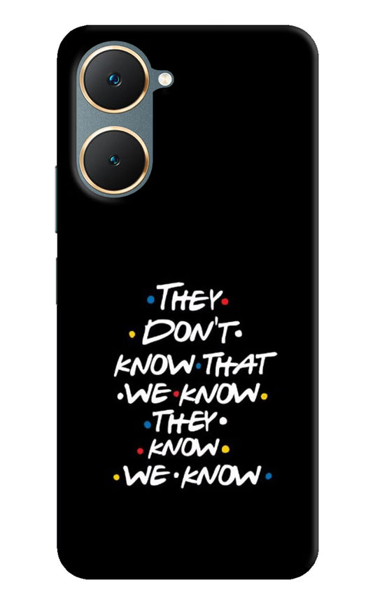 FRIENDS Dialogue Vivo Y18/Y18e Hard Case Back Cover by Casekaro
