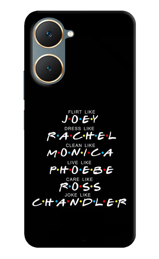 FRIENDS Character Vivo Y18/Y18e Hard Case Back Cover by Casekaro