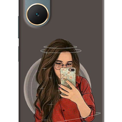 Selfie Queen Vivo Y18/Y18e Hard Case Back Cover by Casekaro