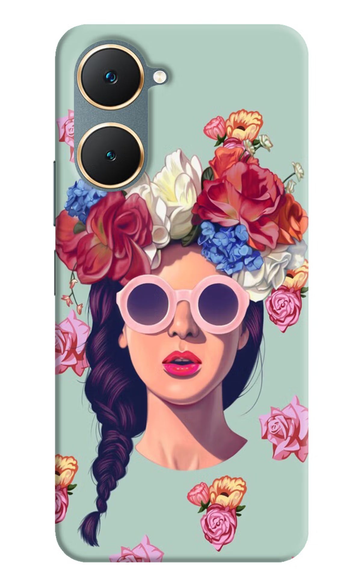 Pretty Girl Vivo Y18/Y18e Hard Case Back Cover by Casekaro
