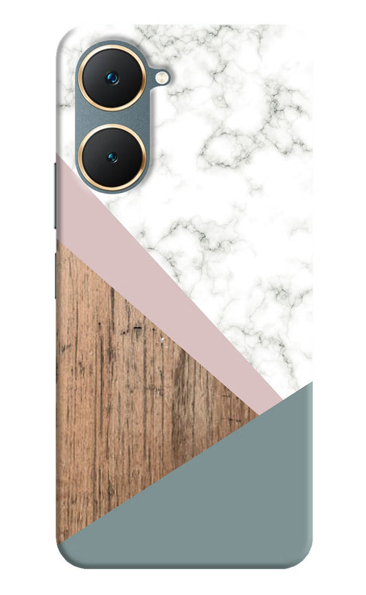 Marble wood Abstract Vivo Y18/Y18e Hard Case Back Cover by Casekaro