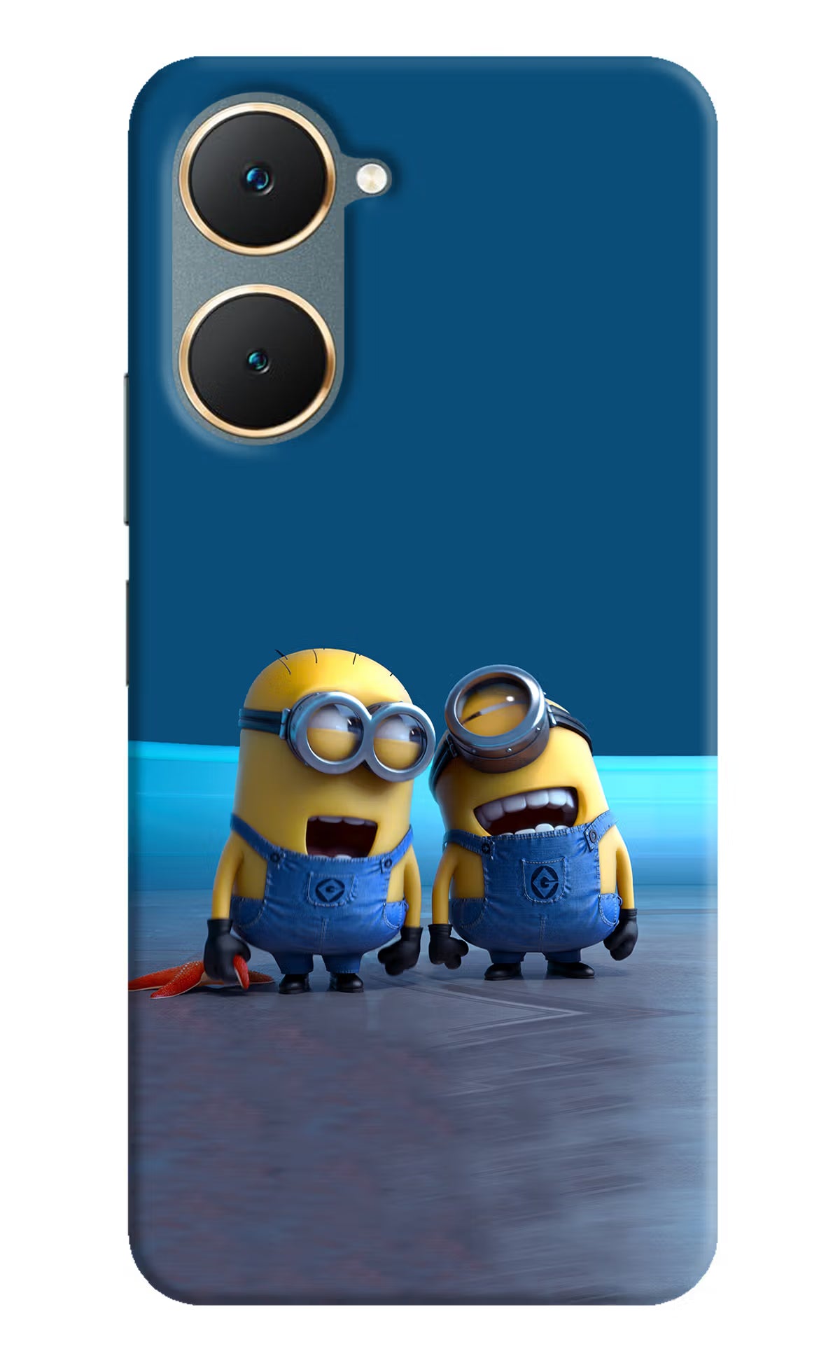 Minion Laughing Vivo Y18/Y18e Hard Case Back Cover by Casekaro