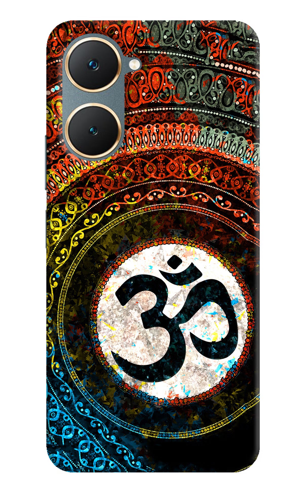 Om Cultural Vivo Y18/Y18e Hard Case Back Cover by Casekaro