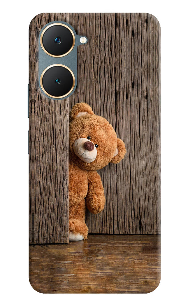 Teddy Wooden Vivo Y18/Y18e Hard Case Back Cover by Casekaro