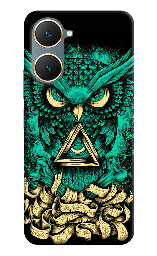 Green Owl Vivo Y18/Y18e Hard Case Back Cover by Casekaro