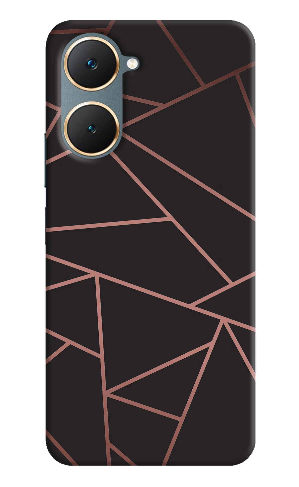 Geometric Pattern Vivo Y18/Y18e Hard Case Back Cover by Casekaro