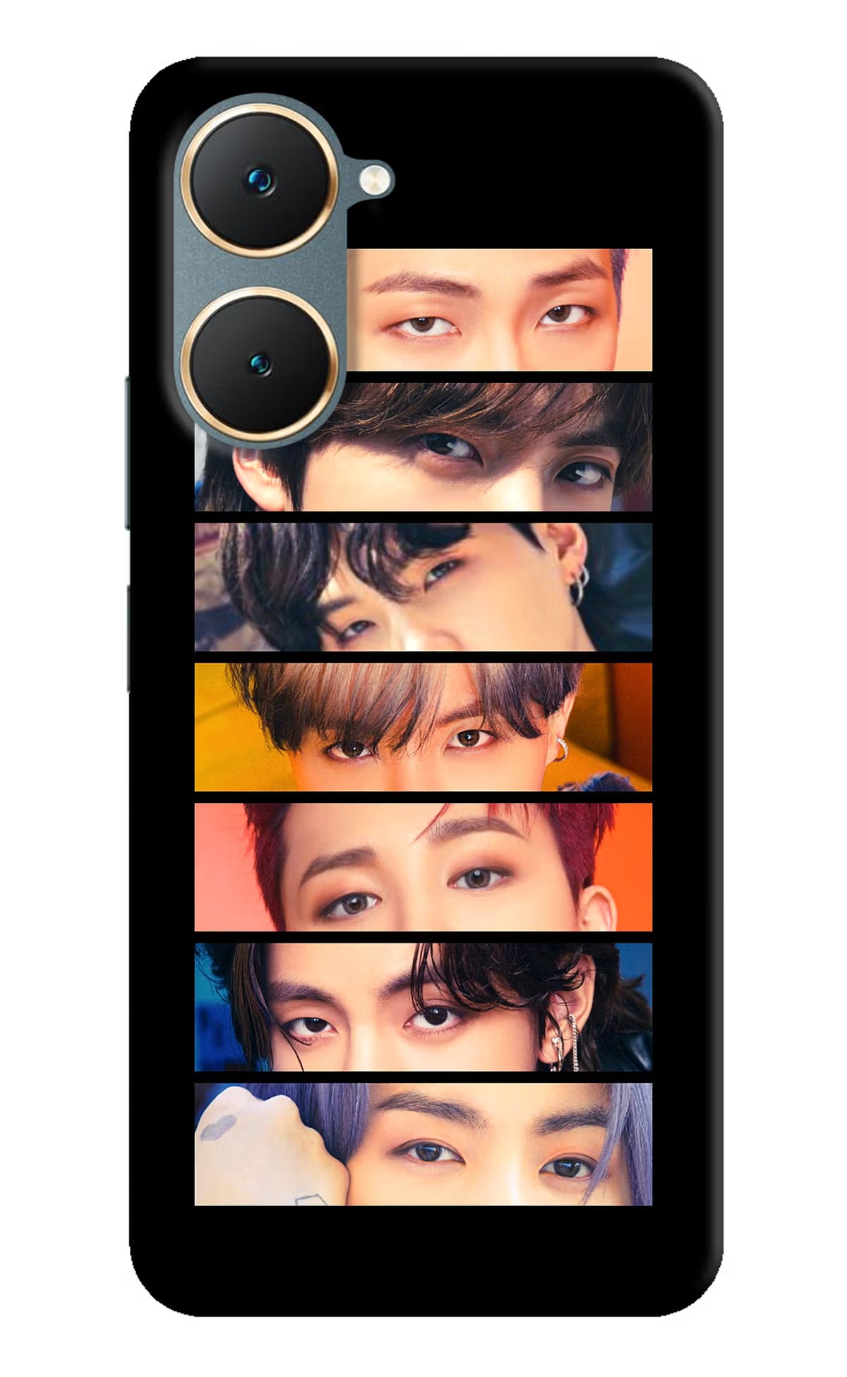 BTS Eyes Vivo Y18/Y18e Hard Case Back Cover by Casekaro