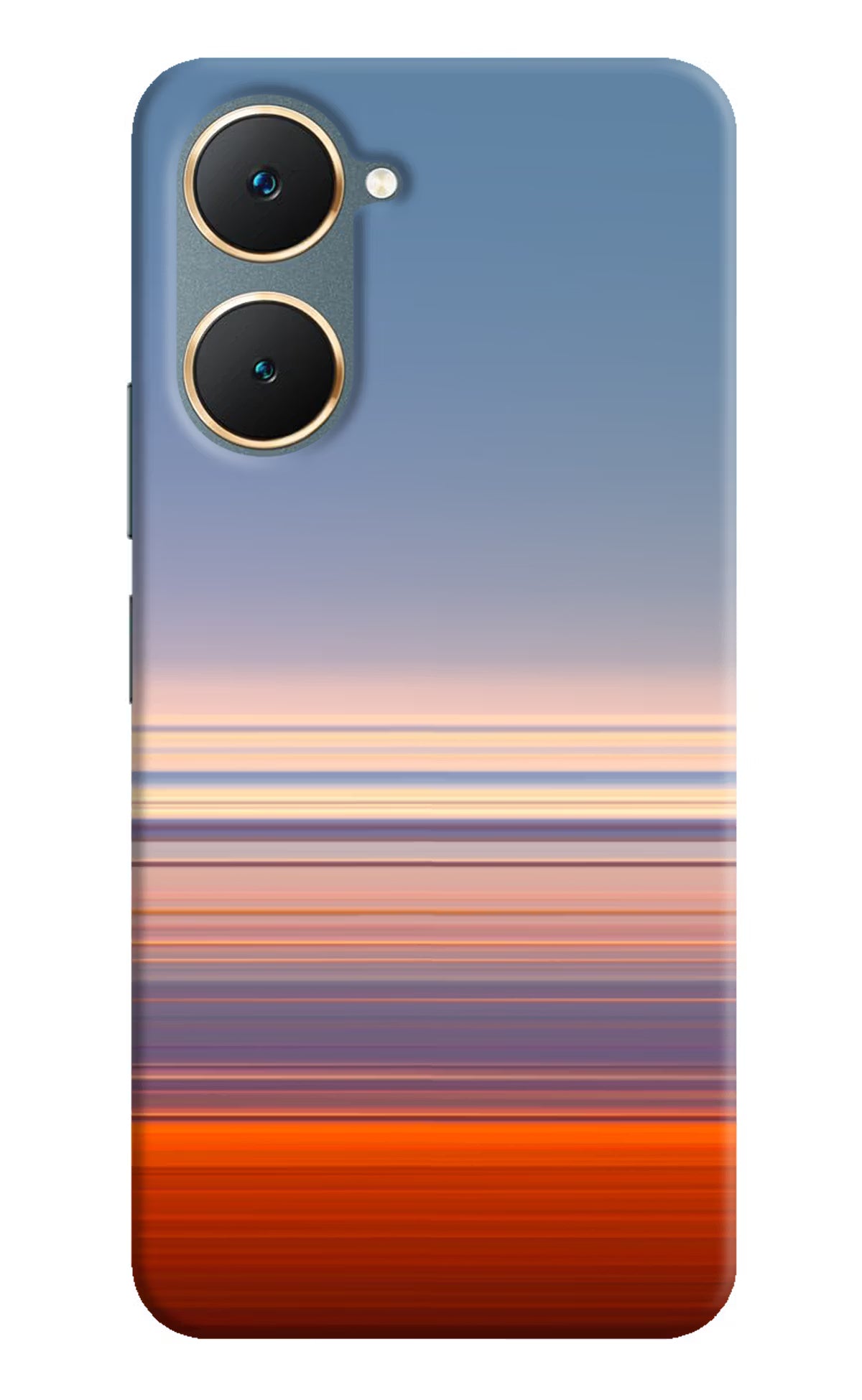 Morning Colors Vivo Y18/Y18e Hard Case Back Cover by Casekaro