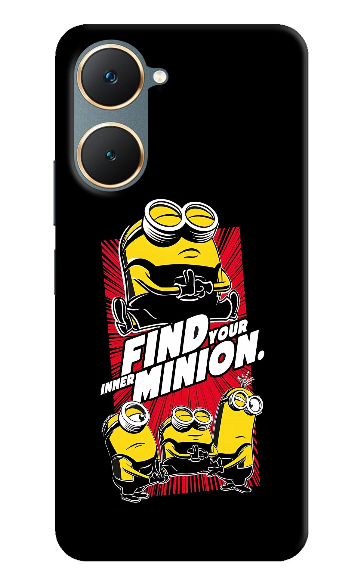 Find your inner Minion Vivo Y18/Y18e Hard Case Back Cover by Casekaro