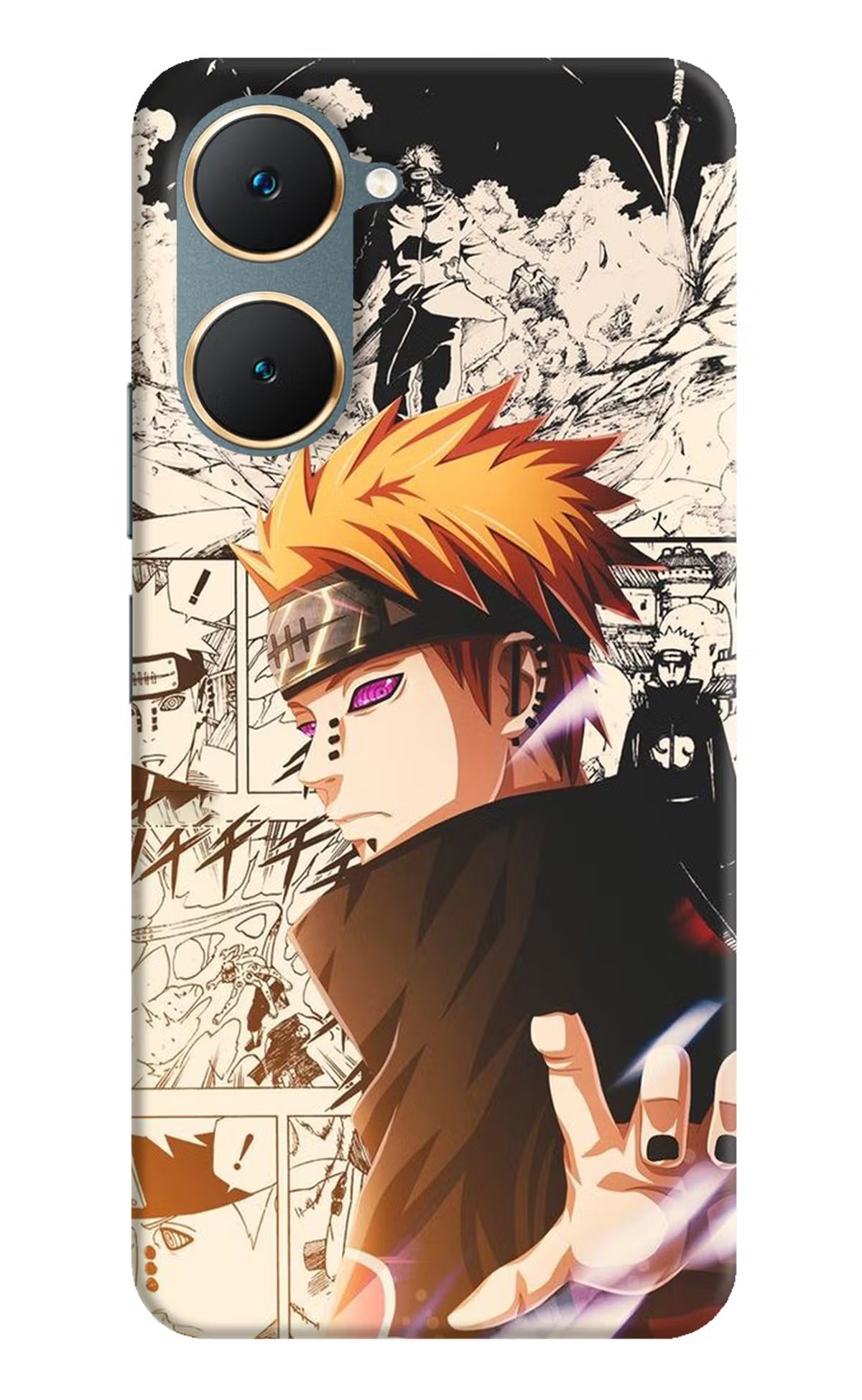 Pain Anime Vivo Y18/Y18e Hard Case Back Cover by Casekaro