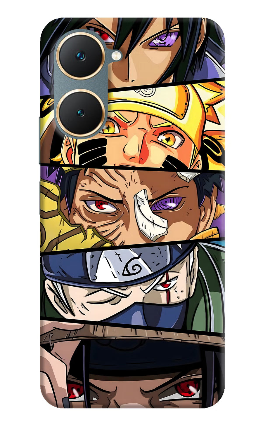 Naruto Character Vivo Y18/Y18e Back Cover, Hard case