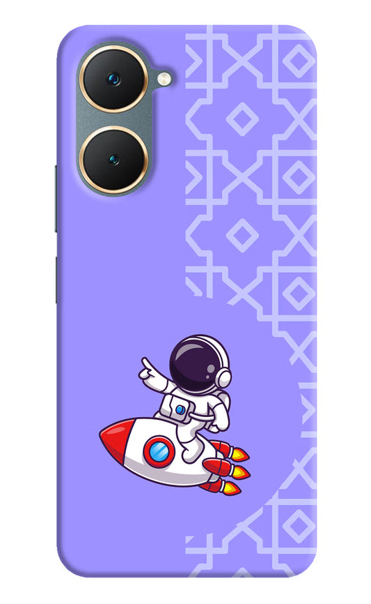 Cute Astronaut Vivo Y18/Y18e Hard Case Back Cover by Casekaro