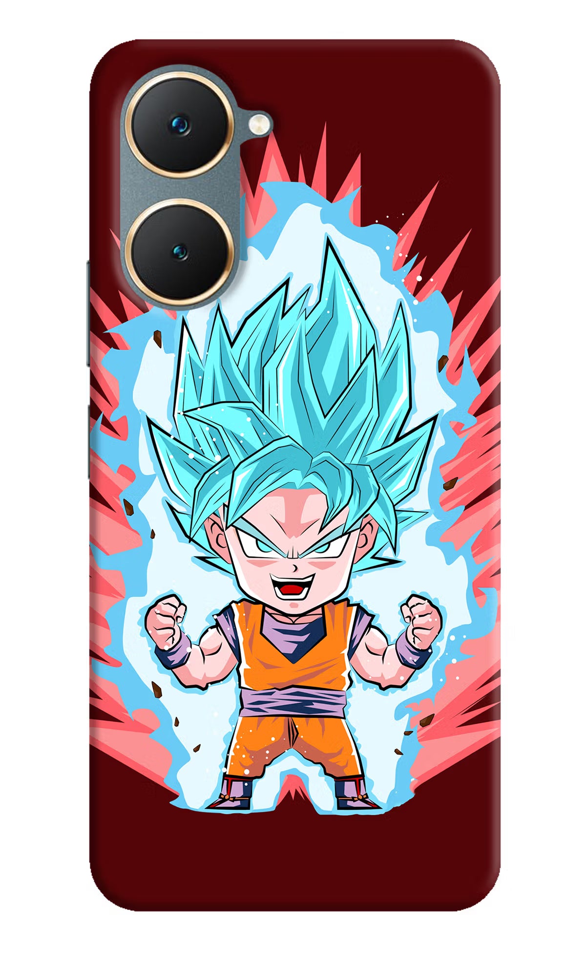Goku Little Vivo Y18/Y18e Hard Case Back Cover by Casekaro