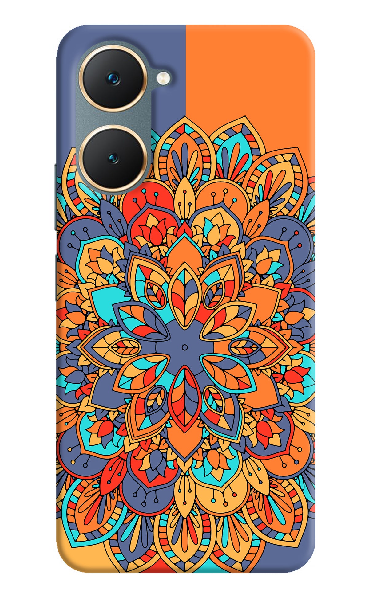 Color Mandala Vivo Y18/Y18e Back Cover