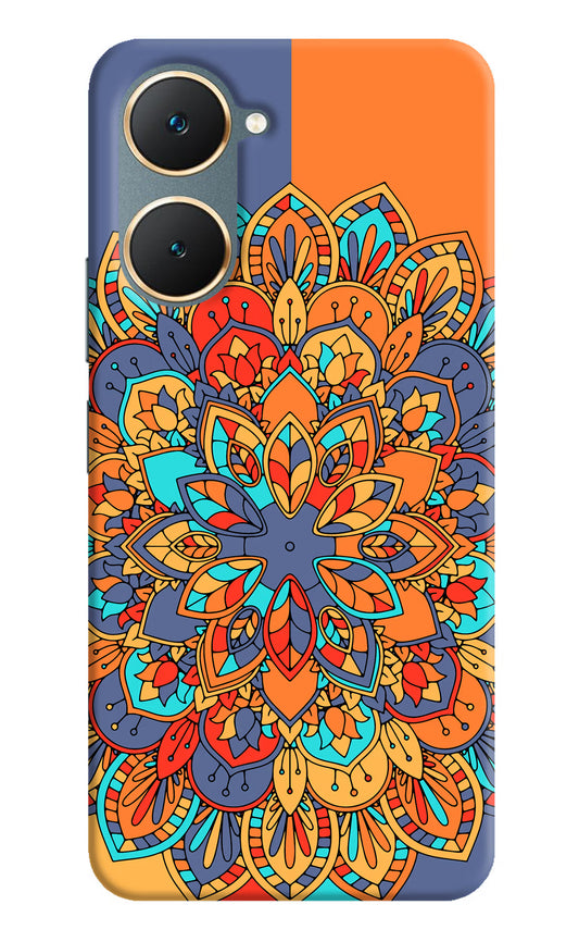 Color Mandala Vivo Y18/Y18e Hard Case Back Cover by Casekaro