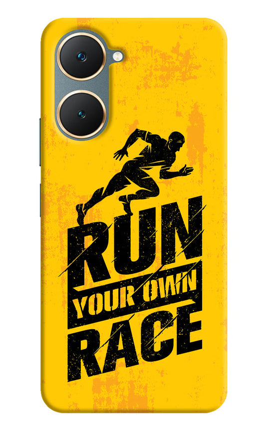 Run Your Own Race Vivo Y18/Y18e Hard Case Back Cover by Casekaro