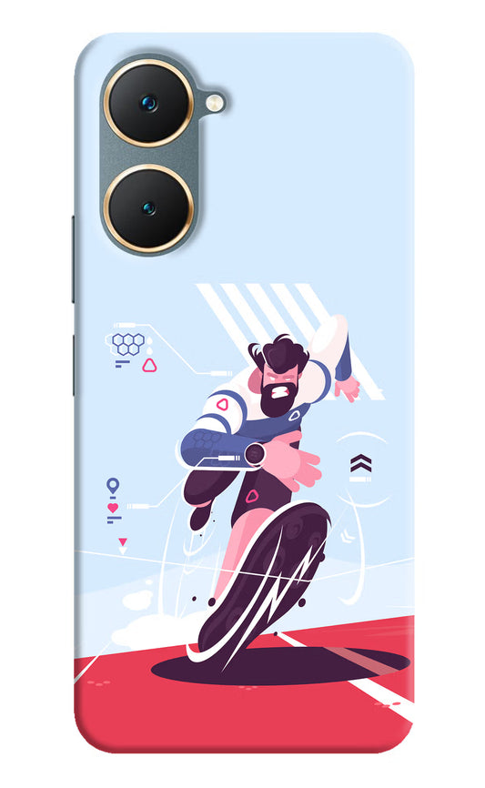 Run Pro Vivo Y18/Y18e Hard Case Back Cover by Casekaro