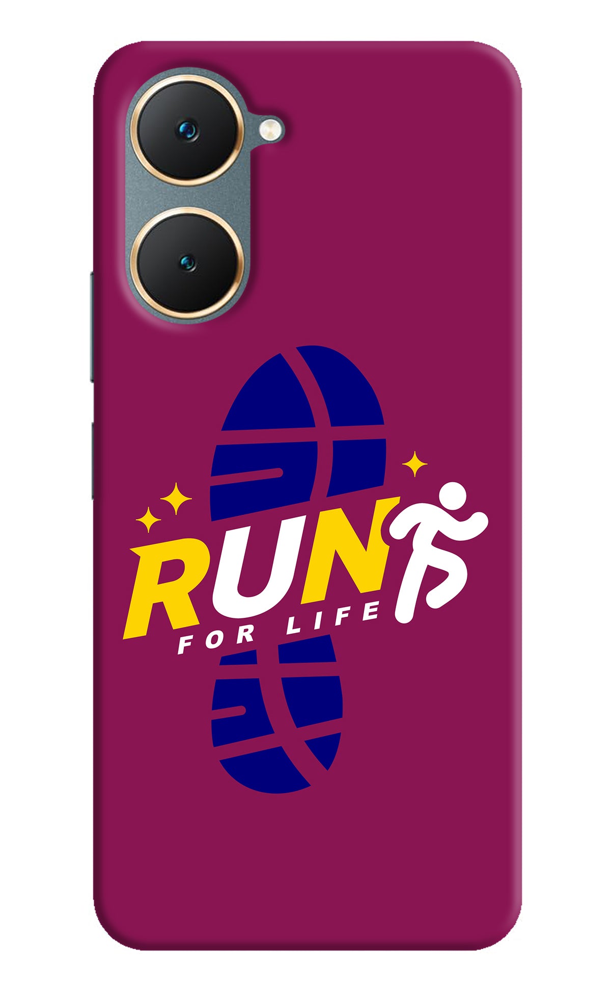 Run for Life Vivo Y18/Y18e Back Cover