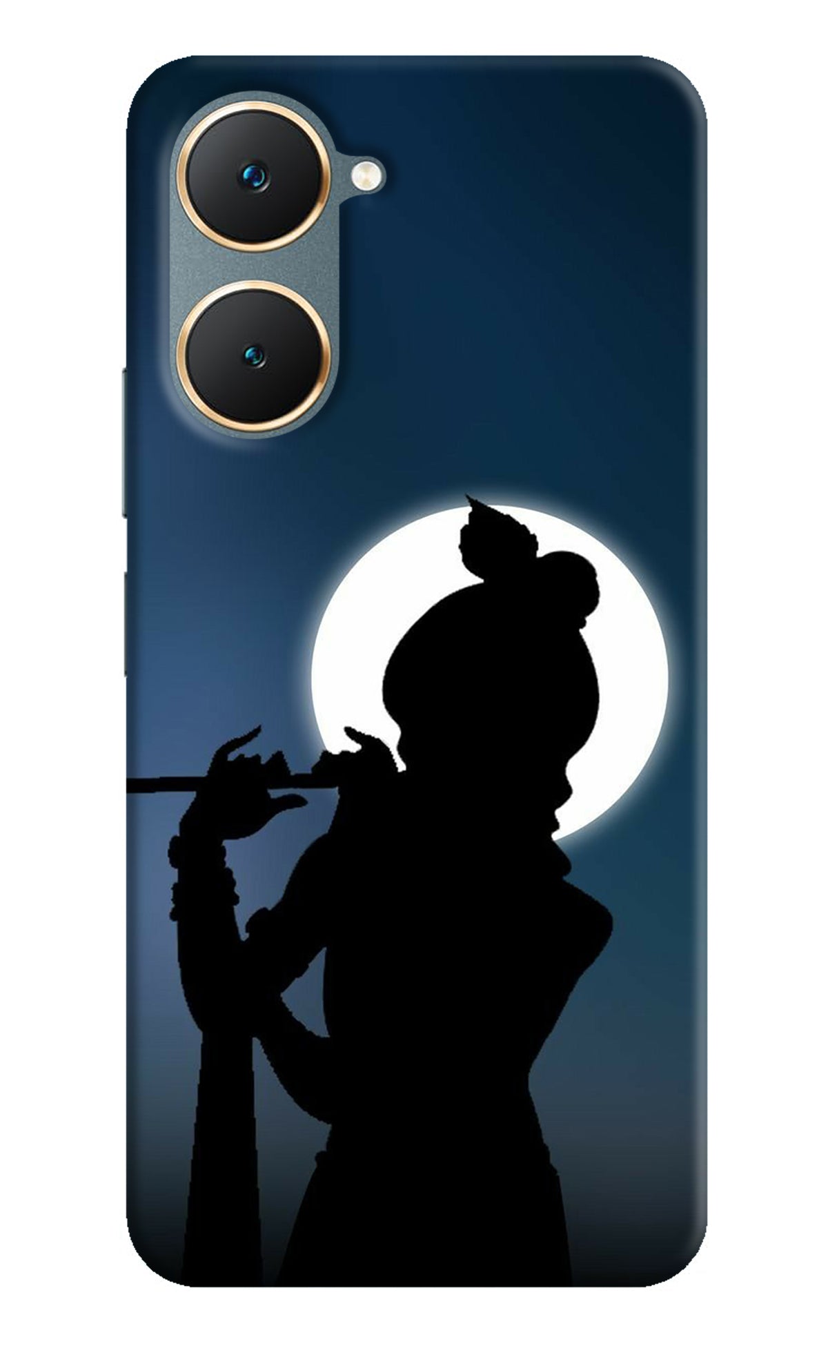 Shri Krishna Silhouette Vivo Y18/Y18e Back Cover