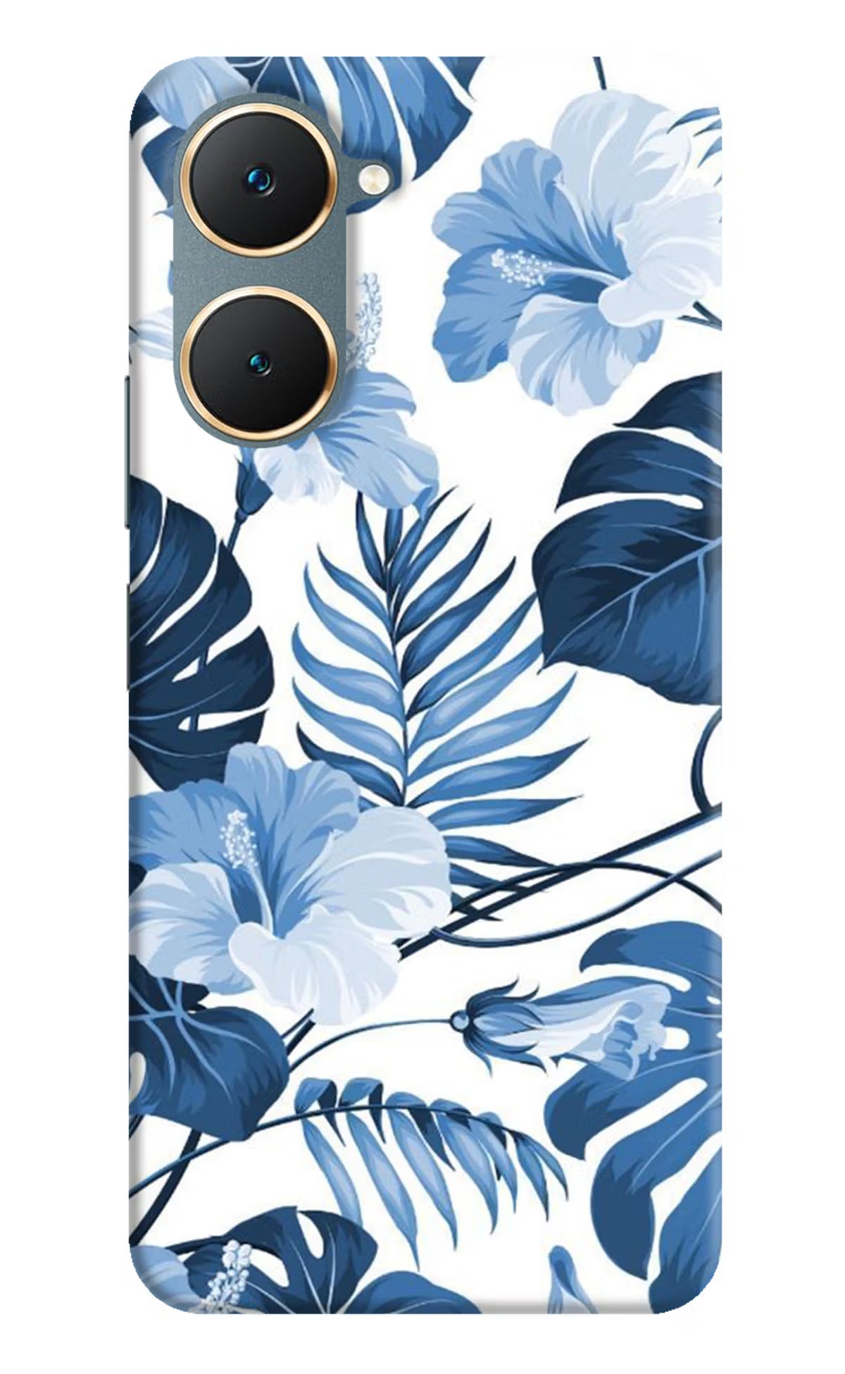 Fabric Art Vivo Y18/Y18e Hard Case Back Cover by Casekaro