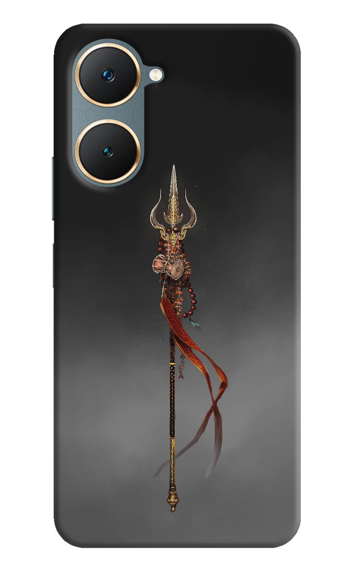 Shiv Trishul Vivo Y18/Y18e Hard Case Back Cover by Casekaro